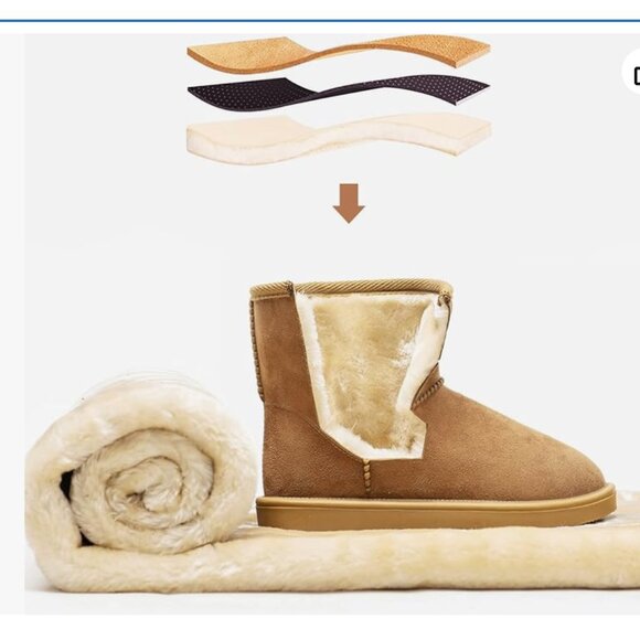 DKSUKO Kid 's Brown Classic Waterproof Winter Boots - Size 2.5 - Picture 10 of 11